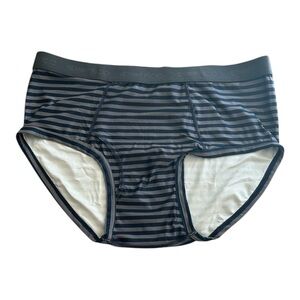 EXOFFICIO MEN'S GIVE-N-GO 2.0 BRIEF, Navy/Steel Onyx, Large, NWT